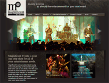 Tablet Screenshot of magevents.com